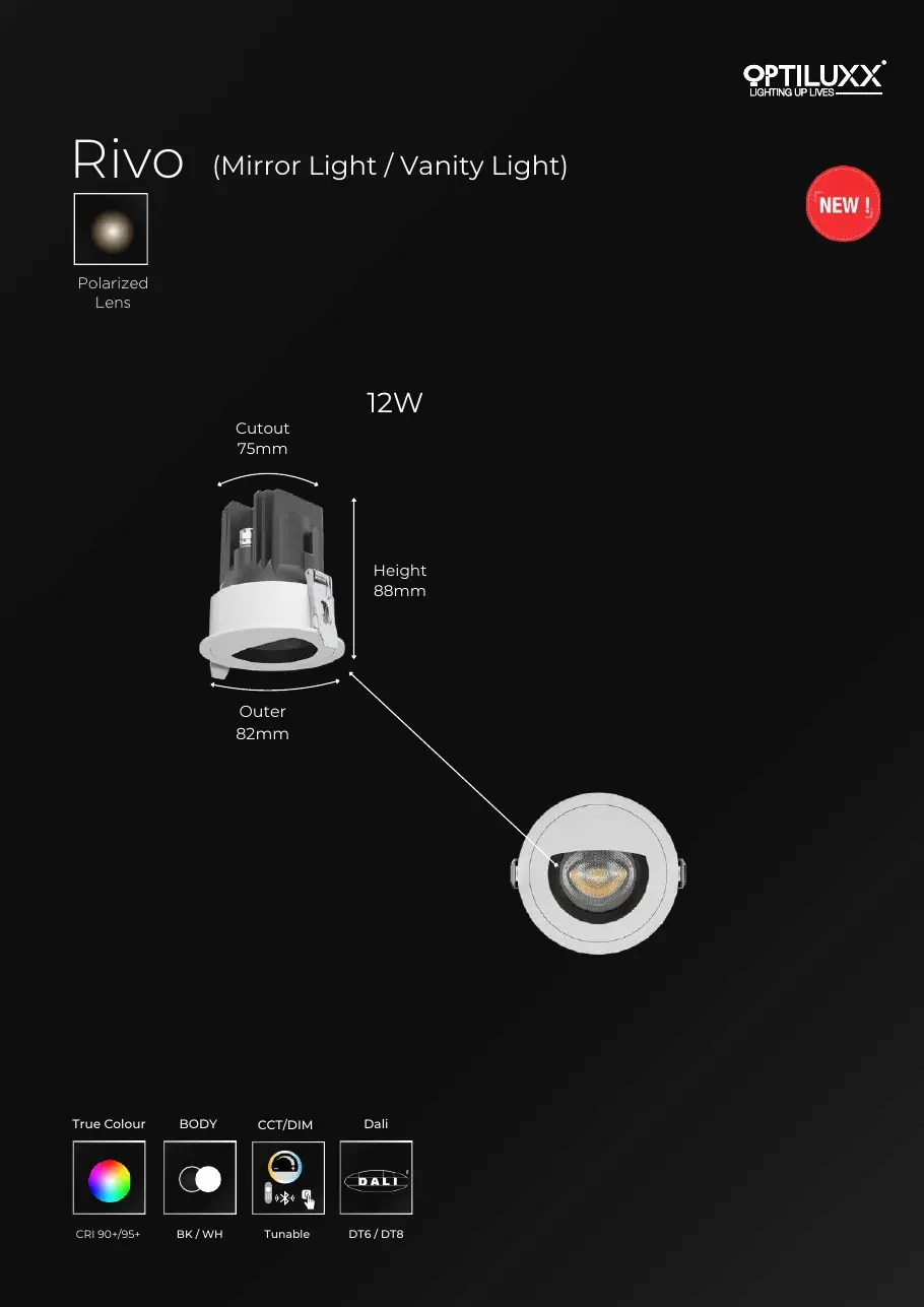 Rivo (Mirror Light / Vanity Light)