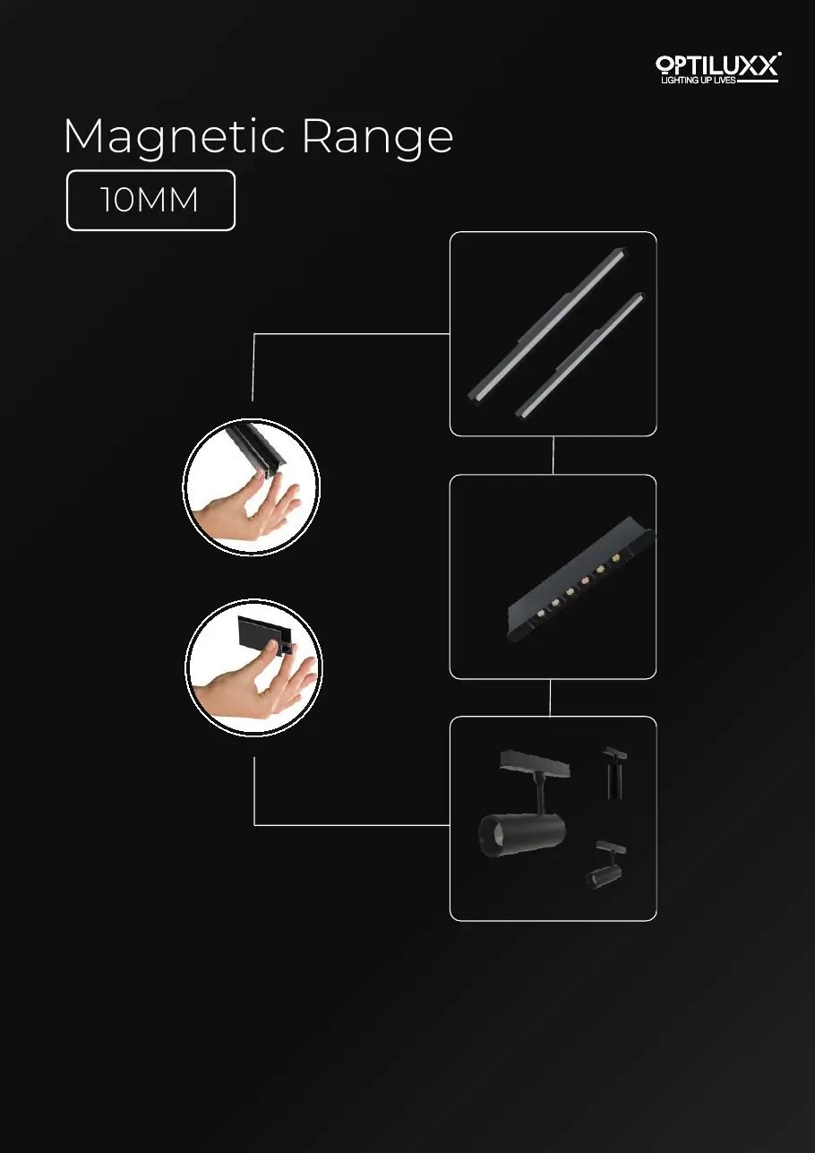 Magnetic Track 10mm – Black