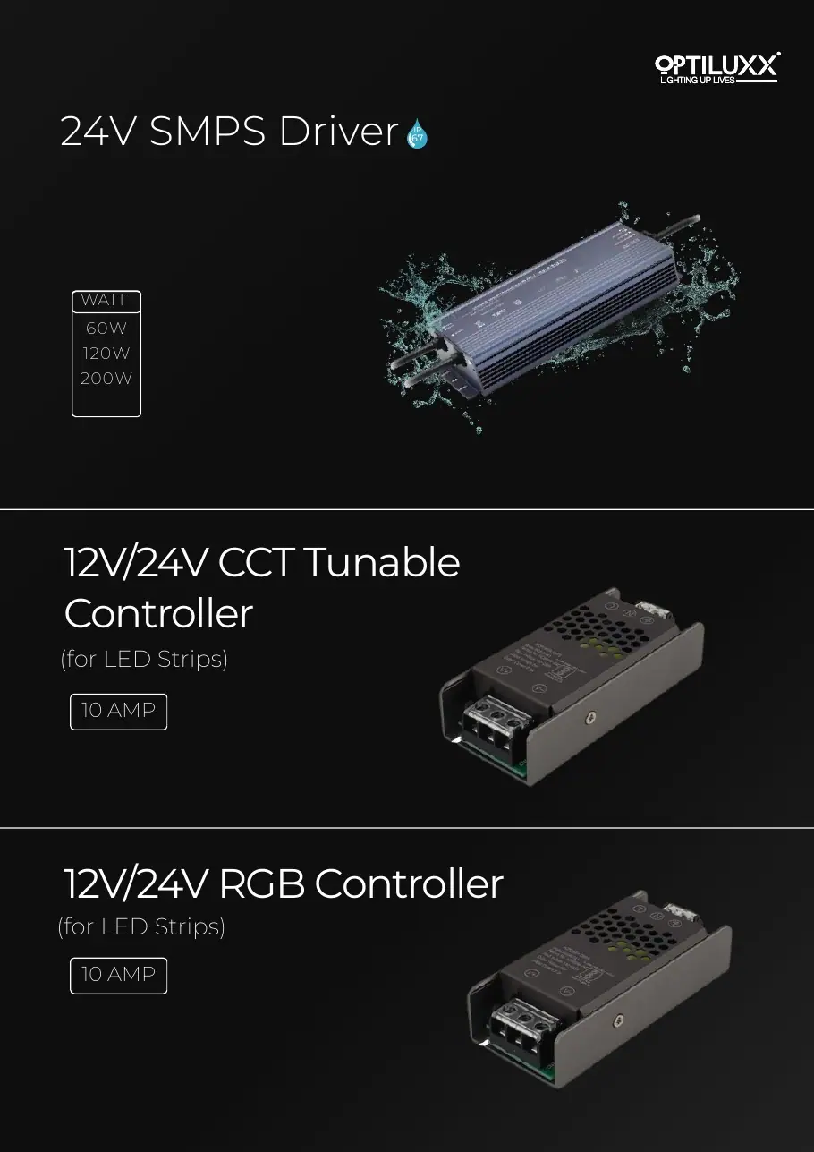 24V IP67 SMPS Driver