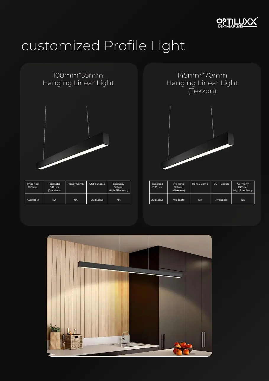 Hanging Linear 100×35 & 145×70