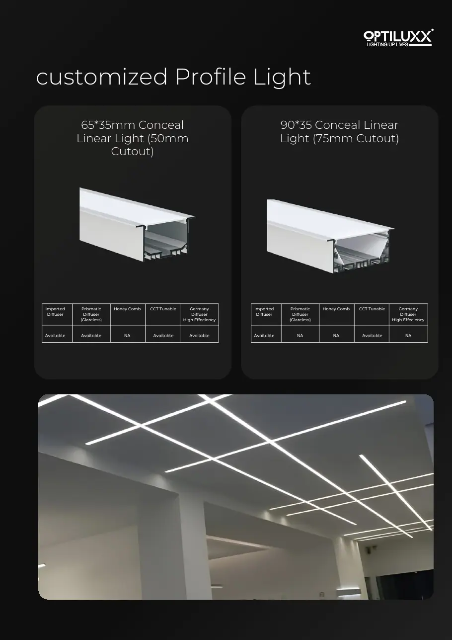 Conceal Linear 90×35 & 67×35