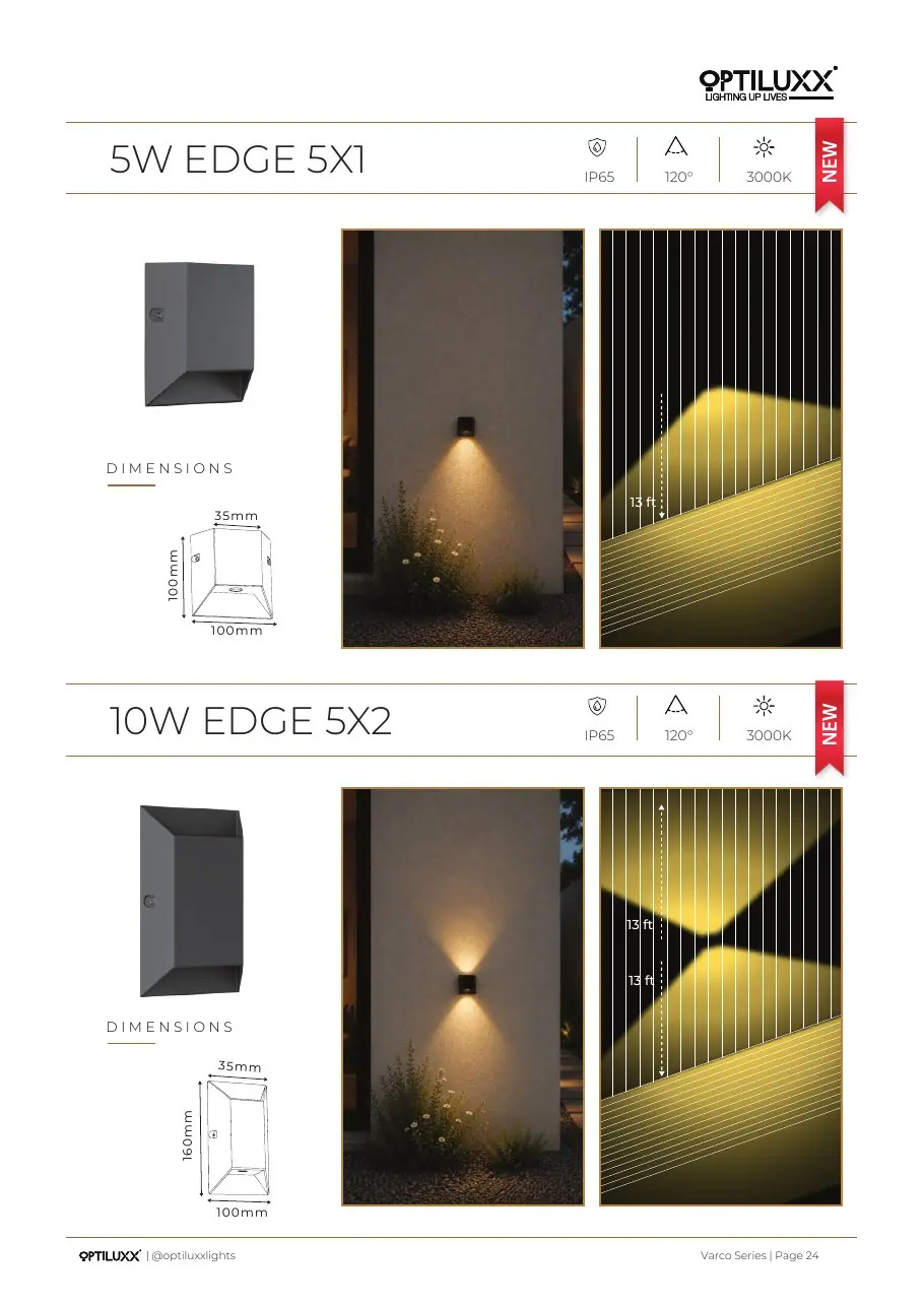5W Edge 5X1 / 10W Edge 5X2