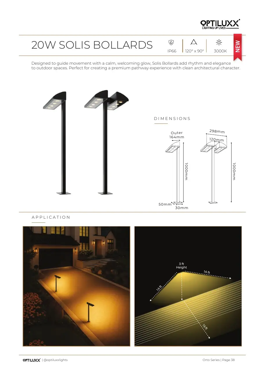 20W Solis Bollards