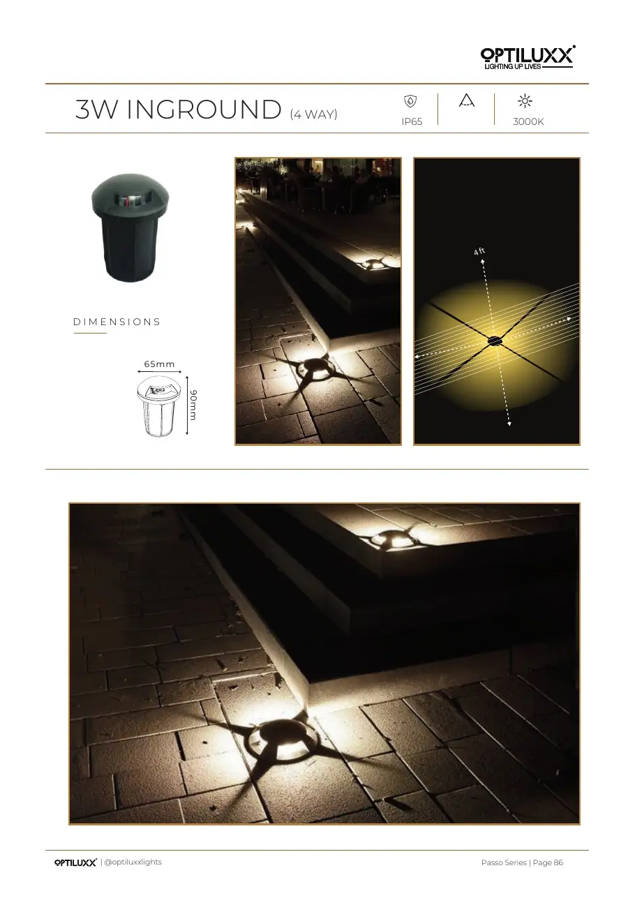 3W Inground (4 Way)