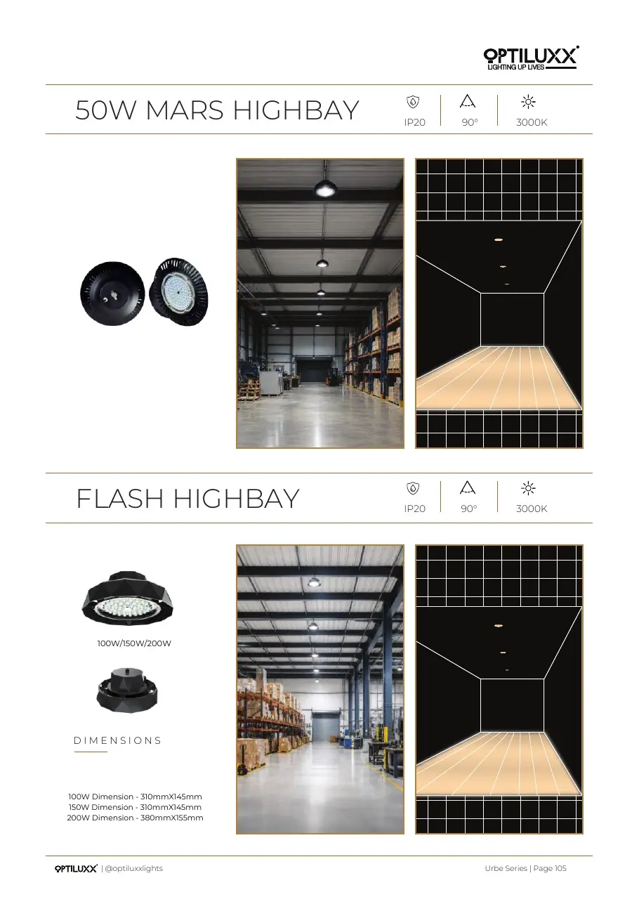 50W Mars Highbay / Flash Highbay